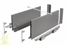 AXIS PRO Push to Open L-450 мм H168 антрацит PB-AXISPRO-P2O-KPL450C