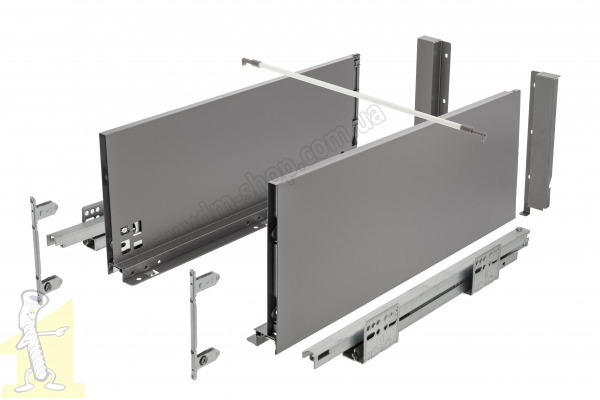 AXIS PRO Push to Open L-450 мм H168 антрацит PB-AXISPRO-P2O-KPL450C