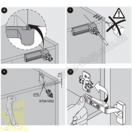Шаблон BLUM 65.5010 для BLUMOTION та TIP-ON. Фото 4