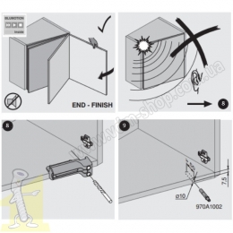 Шаблон BLUM 65.5010 для BLUMOTION та TIP-ON. Фото 5