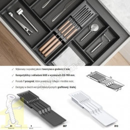 Органайзер для ножів у вклади MAX REJS білий TE36.0127.05.013. Фото 5