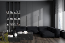 Ручка GTV UA-HEXA-256-596-20M чорна. Фото 3