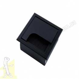 Перехідник заглушка кабеля алюмінієва DOCKER 80x80 чорний REJS TF01.1729.07.061