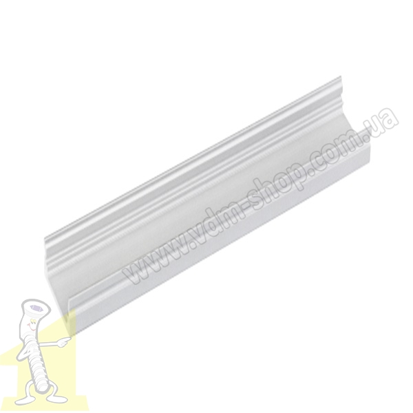 Профіль алюмінієвий LED Sevroll накладний срібний 3,00м (без розсіювача)