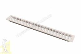 Решітка вентиляційна GTV  484х60 кашемір KK-W60800-23