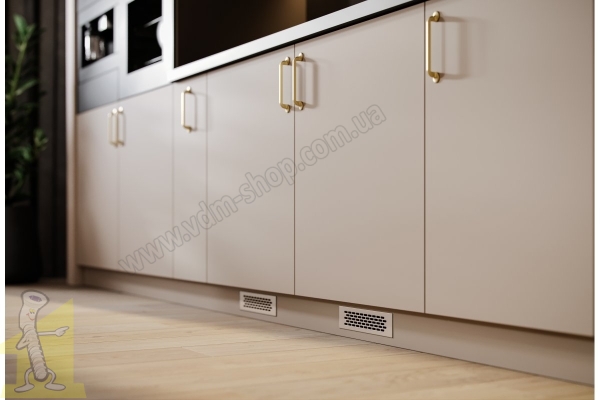 Решітка вентиляційна GTV 245x60 кашемір KK-W60245-23. Фото 2