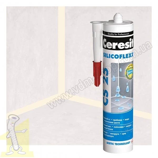 Герметик Силіконовий шов Ceresit CS25  Жасмин  280 мл