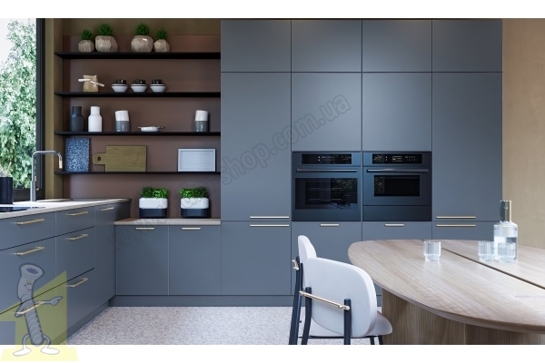 Ручка меблева GTV NYXA C=160 мм, брашироване золото UZ-NYXA-160-18. Фото 3