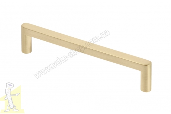 Ручка меблева GTV NYXA C=160 мм, брашироване золото UZ-NYXA-160-18