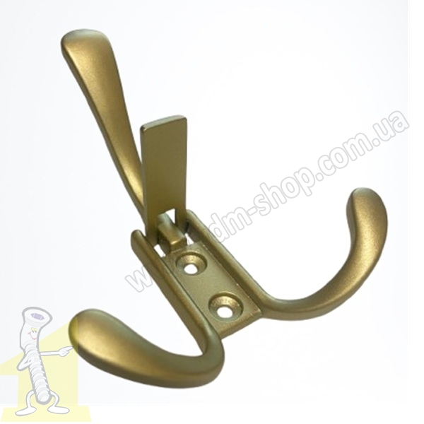 Вішак меблевий KAYA PORTMANTO  Матове Золото. Фото 2