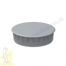 Заглушка отвору 35мм пластик сіра ATM