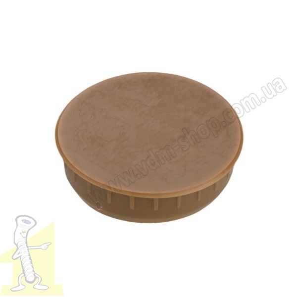 Заглушка отвору 35мм пластик коричнева ATM