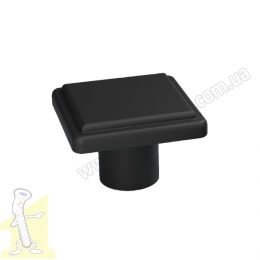 Ручка кнопка Ф.411.100  Матова Чорна