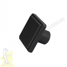 Ручка кнопка Ф.411.100  Матова Чорна. Фото 2