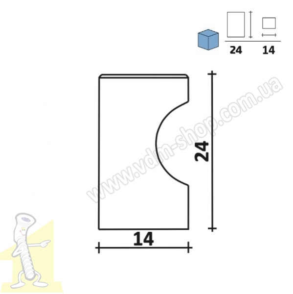 Ручка кнопка Ф.411.107  Матова Чорна. Фото 3
