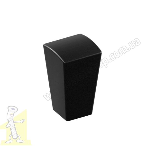 Ручка кнопка Ф.411.108  Матова Чорна