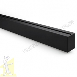 RE-570 D-1500 P2 Релінг настінний Профіль чорний