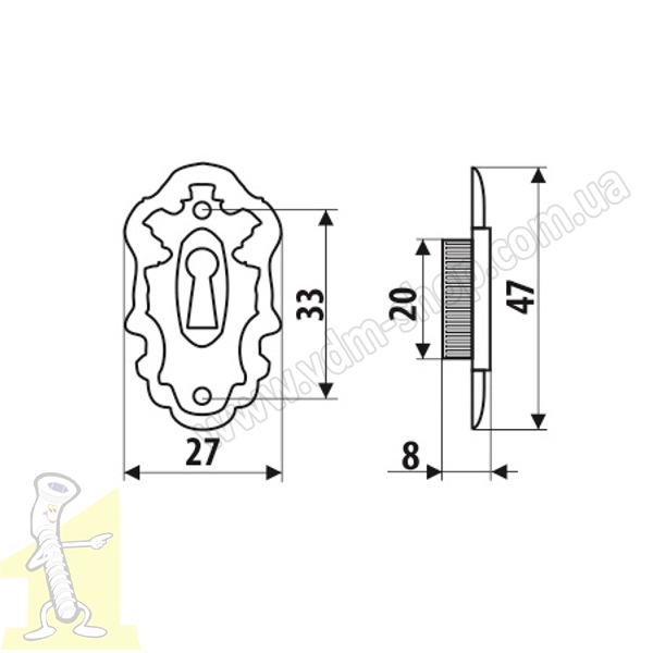 Шильд E-310 G3 золото. Фото 2