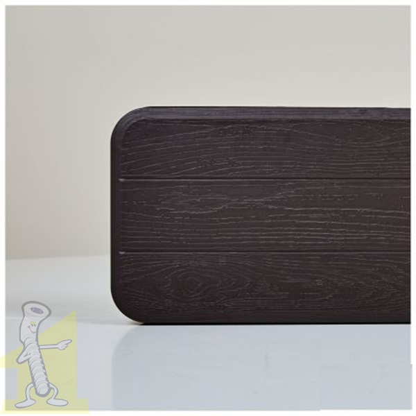 Лавка розкладна Jilly пластик під дерево коричнева. Фото 7