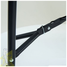 Лавка розкладна Jilly пластик під дерево коричнева. Фото 6