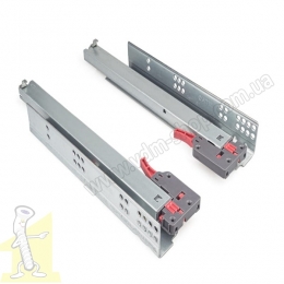 Напрямна TANDEM PK-124-500 повний висув з дотягом (регулювання фасаду 3D)