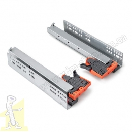 Напрямна TANDEM PK-120-500 повний висув з дотягом (регулювання фасаду 3D)