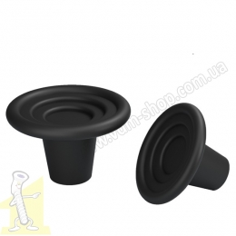 Ручка кнопка Ф.411.102  Матова Чорна