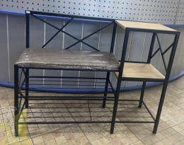 Бенкетка для взуття чорна