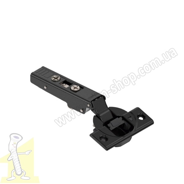 Накладна завіса 71B3550 CLIP top BLUMOTION 110°  Чорний Онікс