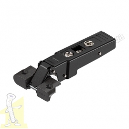 Завіс CLIP top без пружини для вузького алюмінієвого профілю накладна 95°  Чорний Онікс