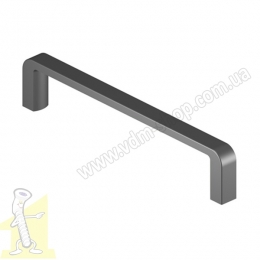 Ручка меблева Ф.412.096  L-128 мм Матова Чорна