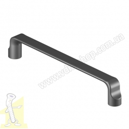 Ручка меблева Ф.412.097  L-128 мм Матова Чорна