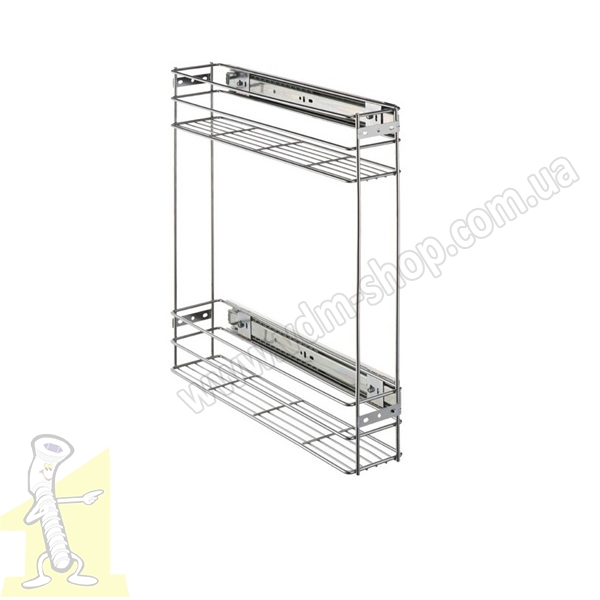 Карго 150  2 поверхи бокове кріплення Хром