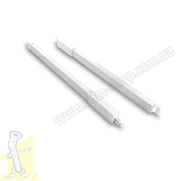 Релінг до Premium-Box PKR-1091 L-450 P1 MID квадратний білий нижній. Фото 2