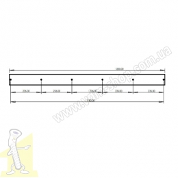 Ручка профiльна  UA 02/1180 BM  Матова Чорна. Фото 3