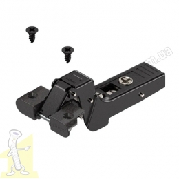 Завіса 71T970A CLIP top з пружиною для вузького алюмінієвого профілю внутрішній 95° Чорний Онікс