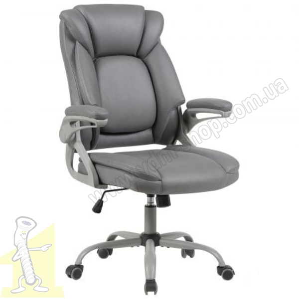 Крісло керівника West тканина сіра