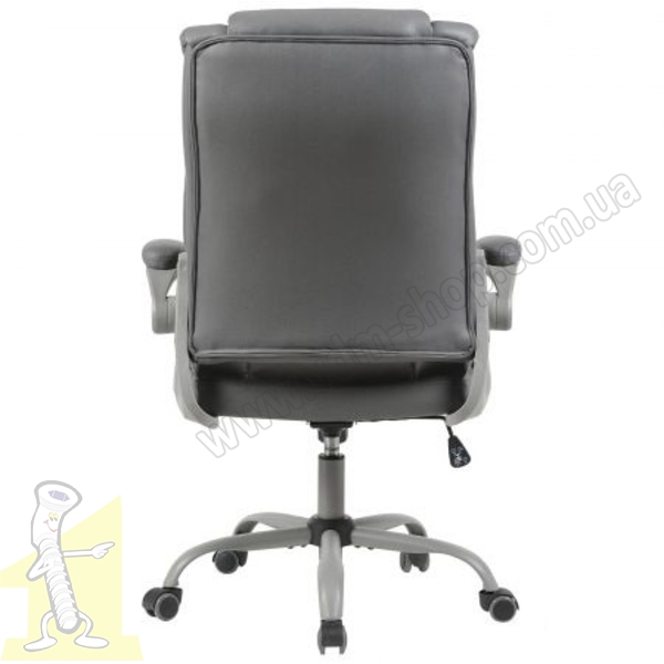 Крісло керівника West тканина сіра. Фото 6