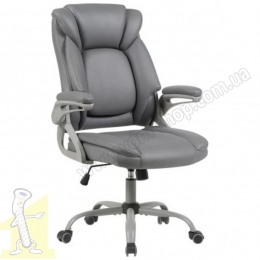 Крісло керівника West тканина сіра