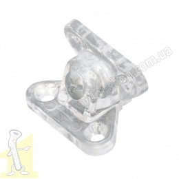 Стяжка кутова Llka швидкого монтажу 22*25,5 мм Прозора