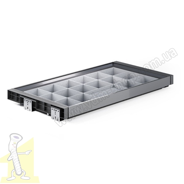 Органайзер повний висув з плавним дотягом WB-665-900 P35 SYMPHONY антрацит