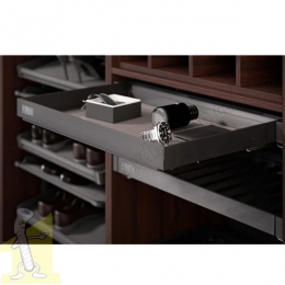 Шухляда-полка повний висув плавний дотяг WB-673-600 P1 біла. Фото 3