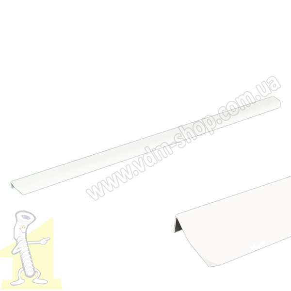 Ручка профiльна  UA 02/1180 WM  Біла Матова