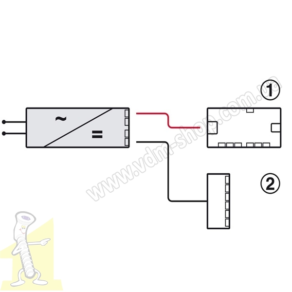 Трансформатор Loox5 ECO 220-240V/12V/40W Hafele 833.72.935. Фото 2