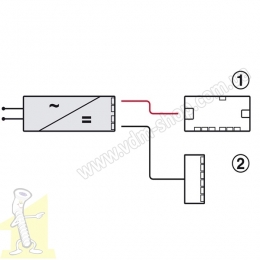 Трансформатор Loox5 ECO 220-240V/12V/40W Hafele 833.72.935. Фото 2