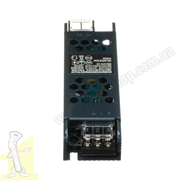 Блок живлення 5А (60W) LED 12V IP20 МТК Slim Size. Фото 4