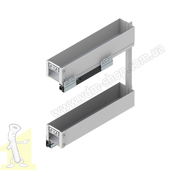 Карго 150 2 поверхи повного висуву з плавним дотягом біле ELEMENT mini REJS WE37.0001.01.003