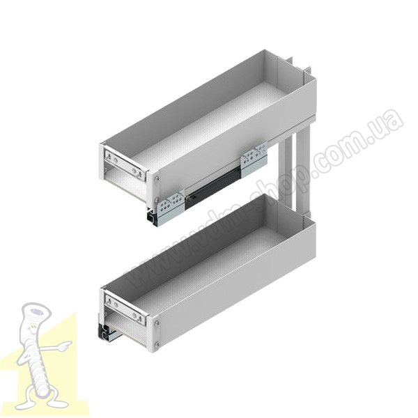 Карго 200 2 поверхи повного висуву з плавним дотягом біле ELEMENT mini REJS WE37.0002.01.003
