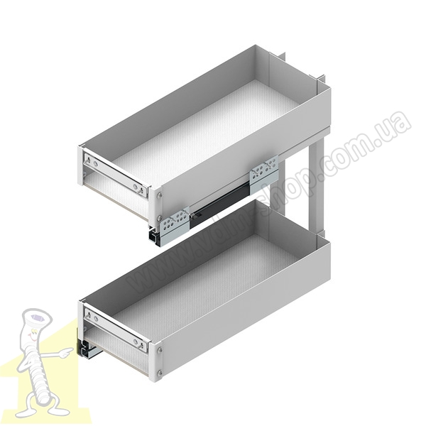 Карго 250 2 поверхи повного висуву з плавним дотягом біле ELEMENT mini REJS WE37.0003.01.003