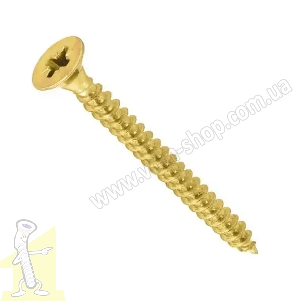 Шуруп 6*100 жовтий